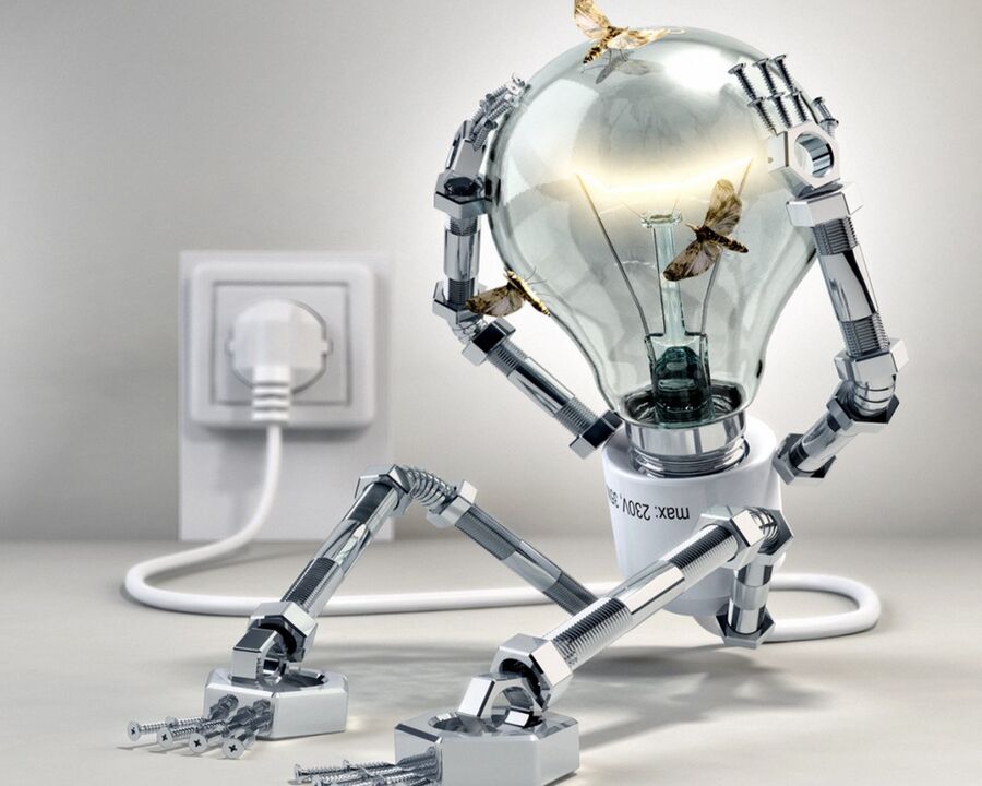 ampoule robot et économiseur d'énergie